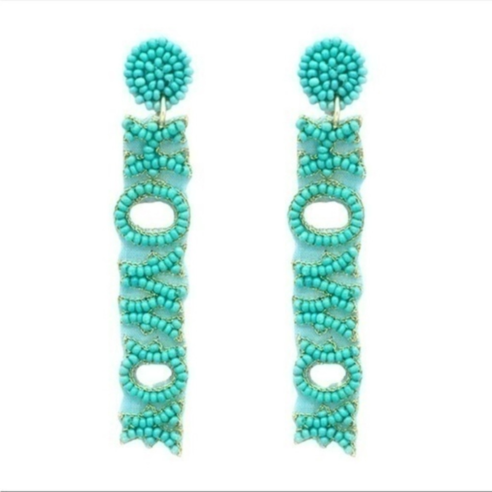 NWT Howdy Seed Bead Earrings